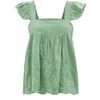 JULIET DUNN Ruffle-sleeve floral-embroid - 半袖衫/女式衬衫 - 