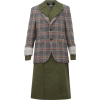 JUNYA WATANABE Check jacket-overlay cott - Jacket - coats - 