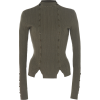 Jacquemus Azur Button-Accented Knit Top - Рубашки - длинные - 