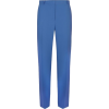 Jaeger Blue Tailored Crepe Trouser - Spodnie Capri - 