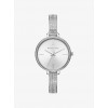 Jaryn Pave Silver-Tone Watch - Zegarki - $250.00  ~ 214.72€