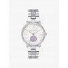 Jaryn Pave Silver-Tone Watch - Zegarki - $350.00  ~ 300.61€