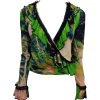 Jean Paul Gaultier wrap top Soleil - Camisas manga larga - 