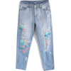 Jeans - Spodnie Capri - 
