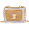 Jelly casual child small square bag chai - 斜挎包 - $22.99  ~ ¥154.04