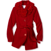 Jessica Simpson Coats Girls 7-16 Ruffle Collar Coat Lipstick - アウター - $39.50  ~ ¥4,446
