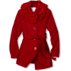 Jessica Simpson Coats Girls 7-16 Ruffle Collar Coat Lipstick - Jakne i kaputi - $39.50  ~ 250,93kn