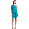 Jessica Simpson Women's Single Drape Sleeve Mini Dress Enamel Blue - Dresses - $98.00 