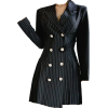 Jessica Pinstripe Dress - Куртки и пальто - $165.00  ~ 141.72€