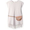 Jessica Simpson Toddler Girls' Short Sleeve Fringe Dress - ワンピース・ドレス - $17.38  ~ ¥1,956