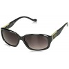 Jessica Simpson Women's J5555 Ox Non-polarized Iridium Rectangular Sunglasses, Black, 70 mm - Sunglasses - $34.70 