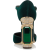Jewel Embellished Velvet Pump - Klasične cipele - 