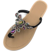 Jeweled flip flops - Sandals - 