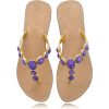 Jeweled flip flops - Chancletas - 