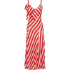 Jill Stuart Red Striped Maxi dress - sukienki - 
