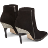 Jimmy Choo BRECKEN 100 Black Suede Ankle - Boots - 