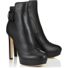 Jimmy Choo BRITNEY 115  Black Smooth - Stiefel - $1,050.00  ~ 901.83€