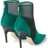 Jimmy Choo SIOUX 100 Emerald Suede and M - Buty wysokie - 
