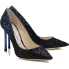 Jimmy Choo black-and-navy-coarse-glitter - Classic shoes & Pumps - 