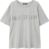 Joanna Hope Metallic Shirt - Majice - kratke - 