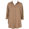 Smeđa košulja - 长袖衫/女式衬衫 - 