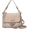 Joan small whipstitched suede-paneled te - Bolsas pequenas - 
