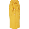 Johanna Ortiz Fresh Lemon Ruched Midi Sk - Skirts - 
