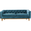Jokum Velvet Sofa - Furniture - 