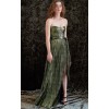 Jonathan Simkhai Metallic Plissé Straple - Vestidos - 