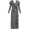 Jonathan Simkhai Ruffled striped sandwas - ワンピース・ドレス - 
