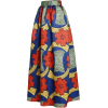 Jupe Longue en Pagne Africain Colore Fle - Skirts - 24.07€  ~ £21.30