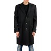 Just Cavalli Men's Wool Black Three Button Coat - Outerwear - $329.99  ~ ¥2,211.04