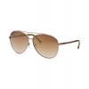Just Cavalli Women's Aviator Rose-Tone Sunglasses - Eyewear - $108.80 