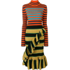 KENZO striped mock neck dress - sukienki - 