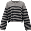 KHAITE  Striped cashmere sweater - Pullovers - 