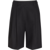 KHAITE black pleated shorts - Hlače - kratke - 