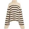 KHAITE striped turtleneck sweater - Пуловер - 
