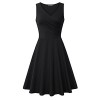 KILIG Women's V Neck Sleeveless Summer Casual Elegant Midi Dress - Dresses - $35.99 