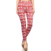 KILIG Women's Christmas Elk Print Stretch Full Length Leggings Pants - 裤子 - $28.00  ~ ¥187.61