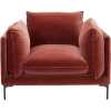 KODE velvet chair home furniture - Uncategorized - 