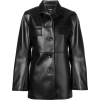 KWAIDAN black leather coat - 外套 - 