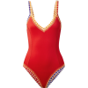 Kaia crochet-trimmed swimsuit - 水着 - 