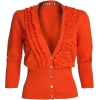 Kardigan Orange - Swetry na guziki - 