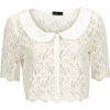 Cardigan White - Swetry na guziki - 