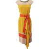 Karen MillenColourful-draped-dress-yello - sukienki - 