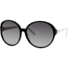 Kate Spade Ginette Sunglasses 0FU8 Black Ivory (Y7 Gray Gradient Lens) - Sunglasses - $95.99  ~ 82.44€