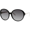 Kate Spade Ginette Sunglasses 0FU8 Black Ivory (Y7 Gray Gradient Lens) - サングラス - $95.99  ~ ¥10,804