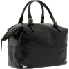 Kate Spade New York Ostrich-embossed Patent Leather Portala Valley Blaine Satchel Black - Bag - $375.00 