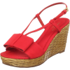 Kate Spade New York Women's Callista Sandal Red Grograin - サンダル - $83.99  ~ ¥9,453