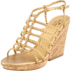 Kate Spade New York Women's Felix Wedge Sandal Gold Starlight - Sandals - $198.00  ~ £150.48